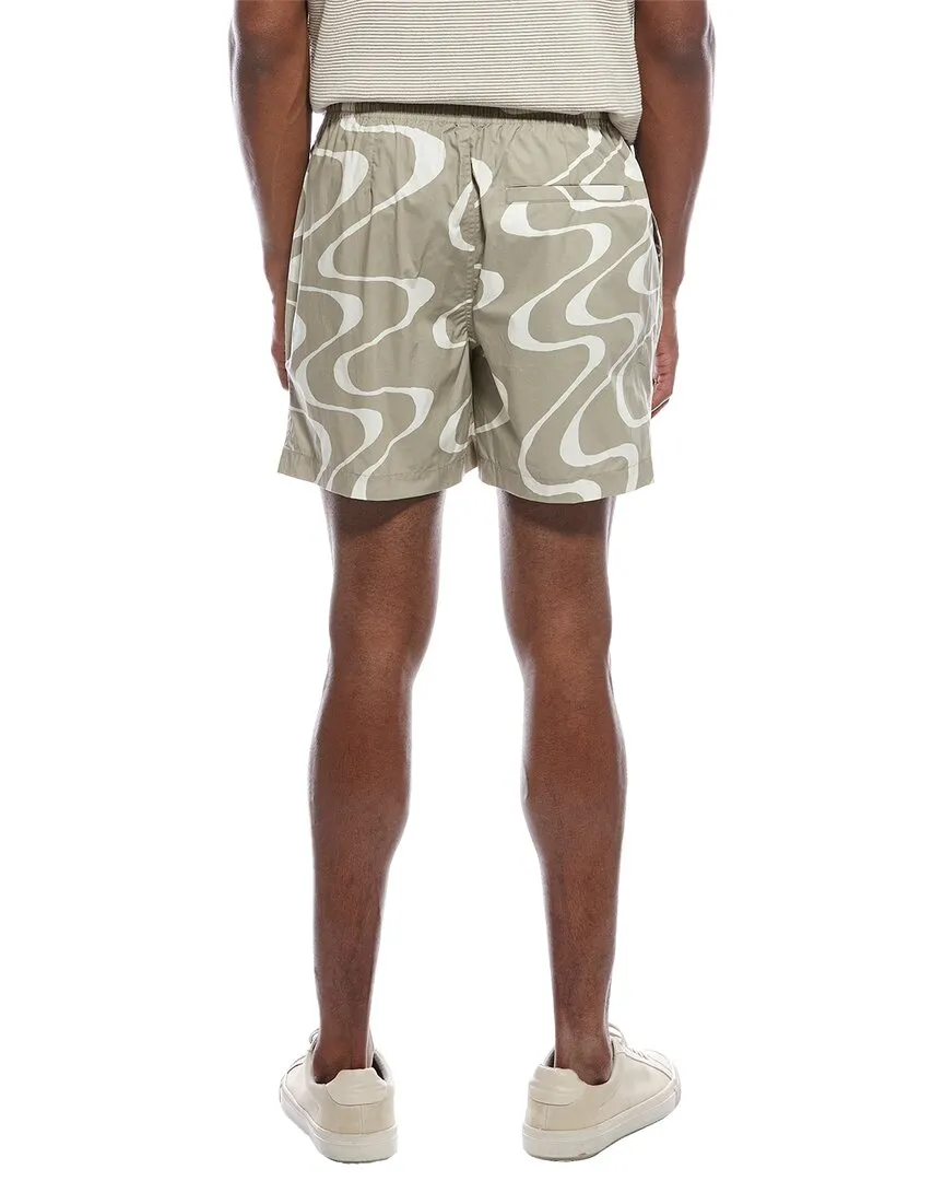 FRAME Denim Short avec motif abstrait de vague