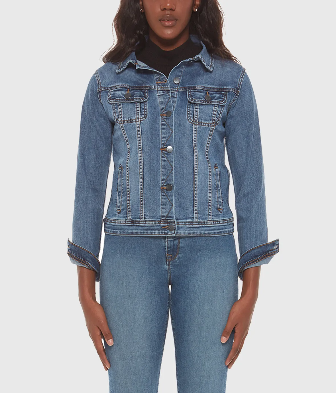 Veste en denim classique Gabriella-RCB