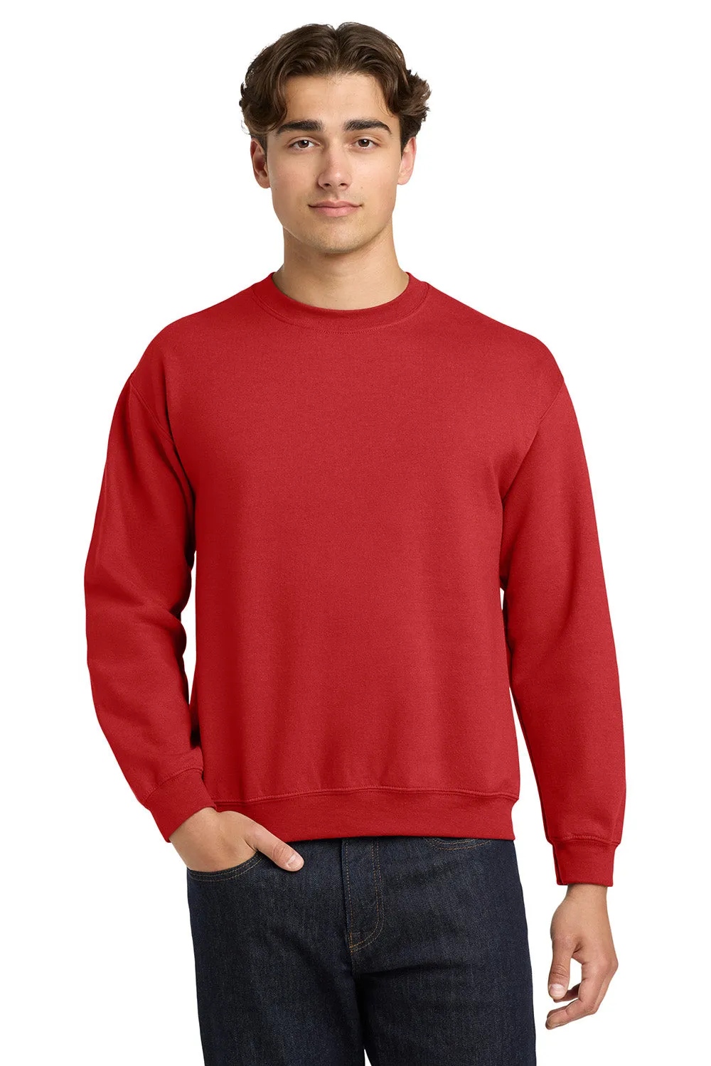 Gildan Sweat à capuche résistant aux pilules pour hommes - Rouge