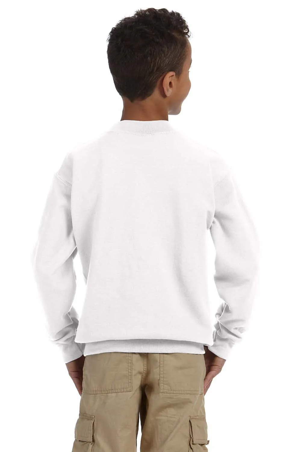 Gildan Sweat à capuche résistant aux pilules pour jeunes - Blanc