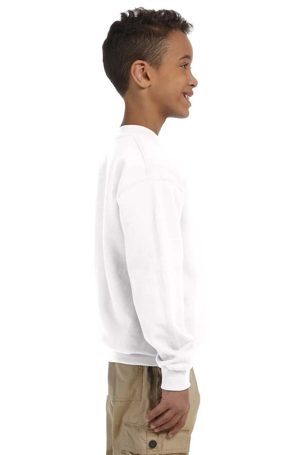 Gildan Sweat à capuche résistant aux pilules pour jeunes - Blanc