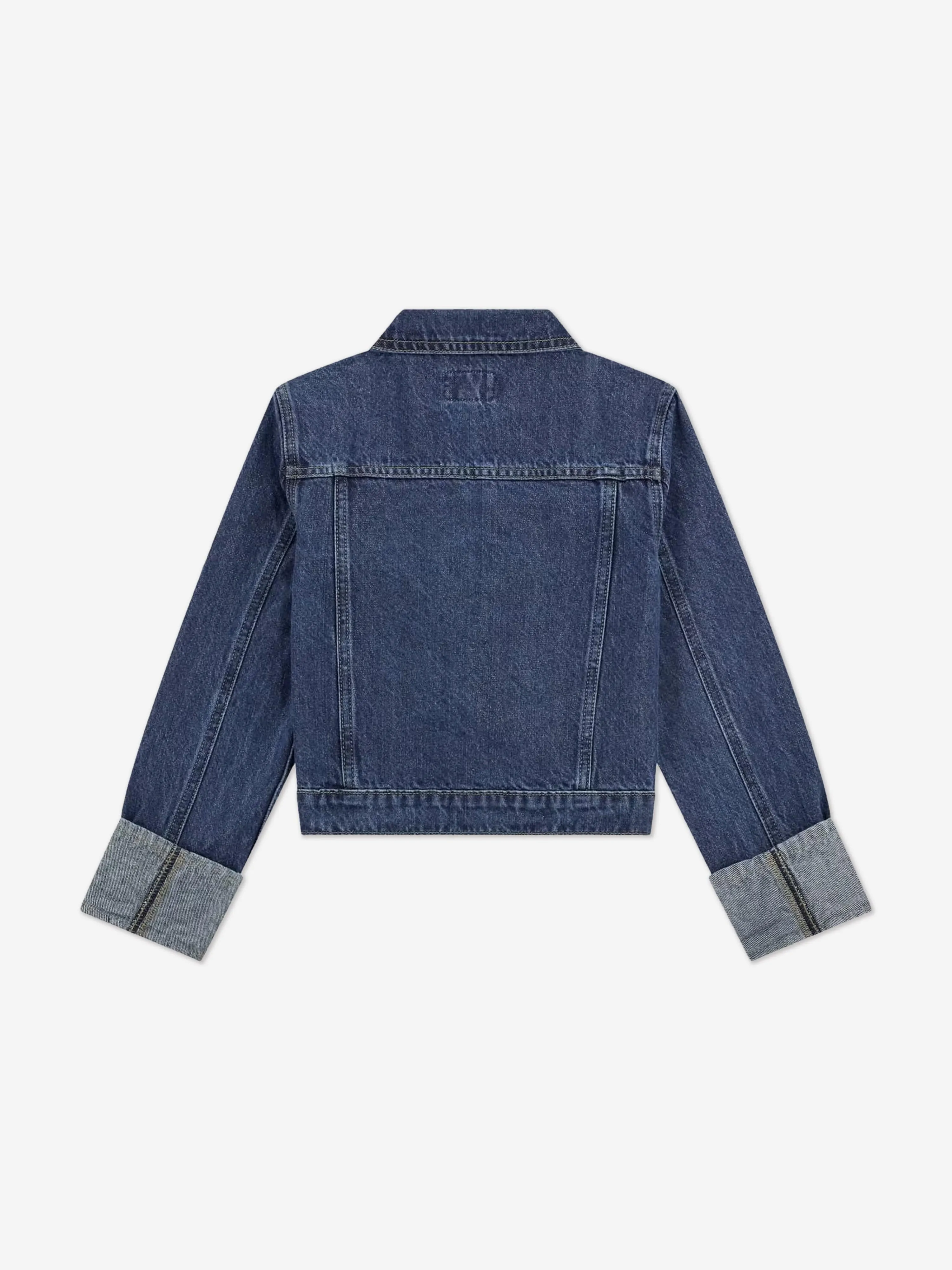 Veste en jean pour fille en bleu