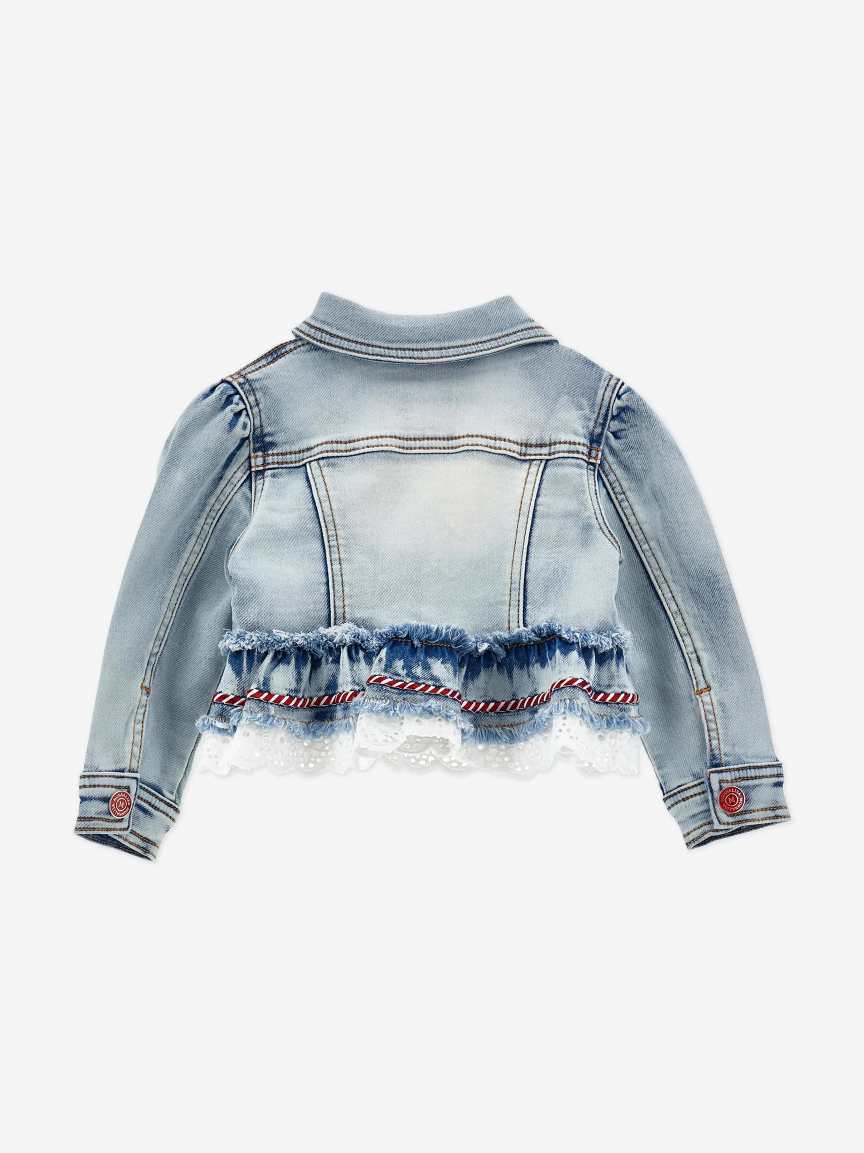Veste en jean pour filles en bleu