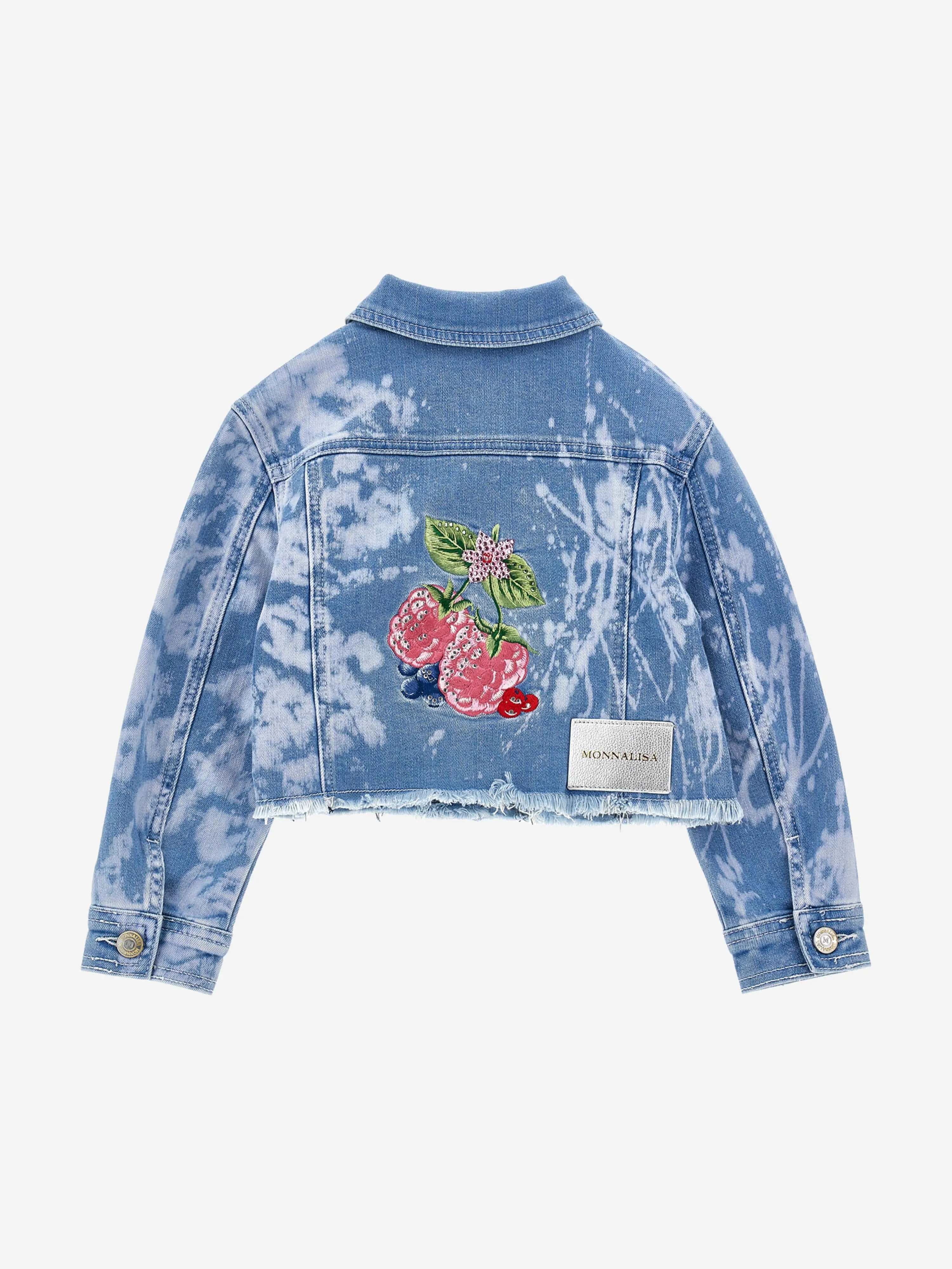 Veste en jean pour filles en bleu