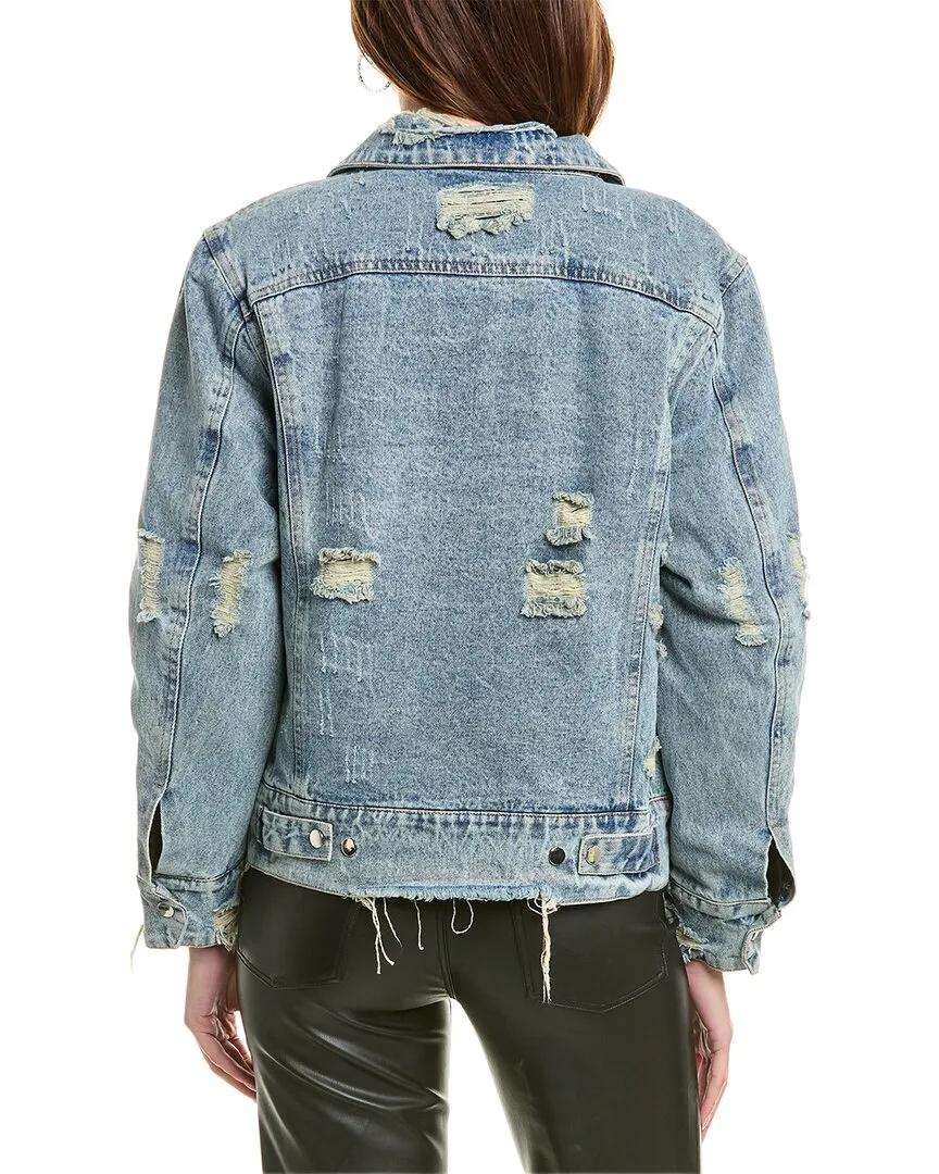 Veste bomber en denim réversible Gracia
