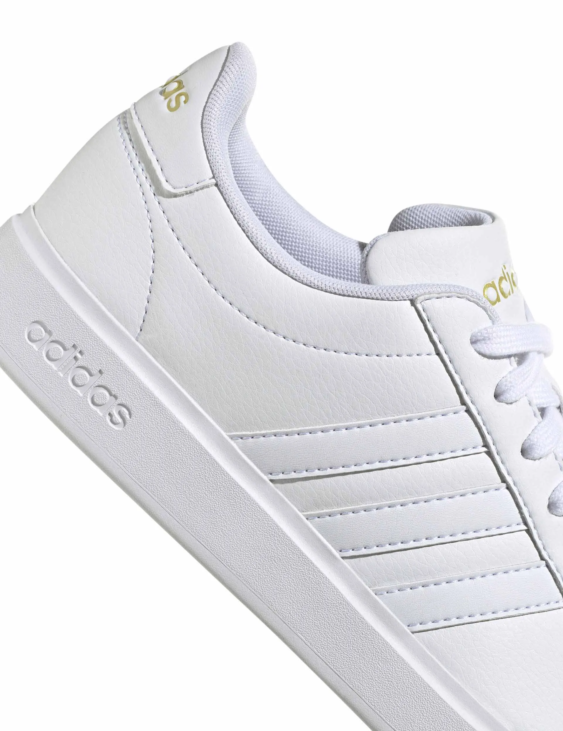 Chaussures Grand Court 2.0 - Blanc nuage/Or métallisé