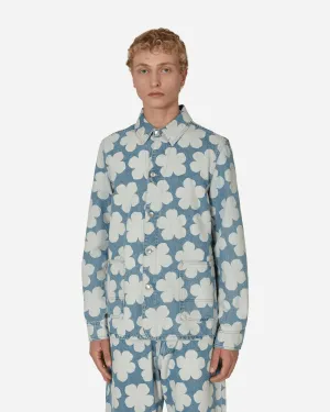 Veste de travail en jean Hana Dots Bleu