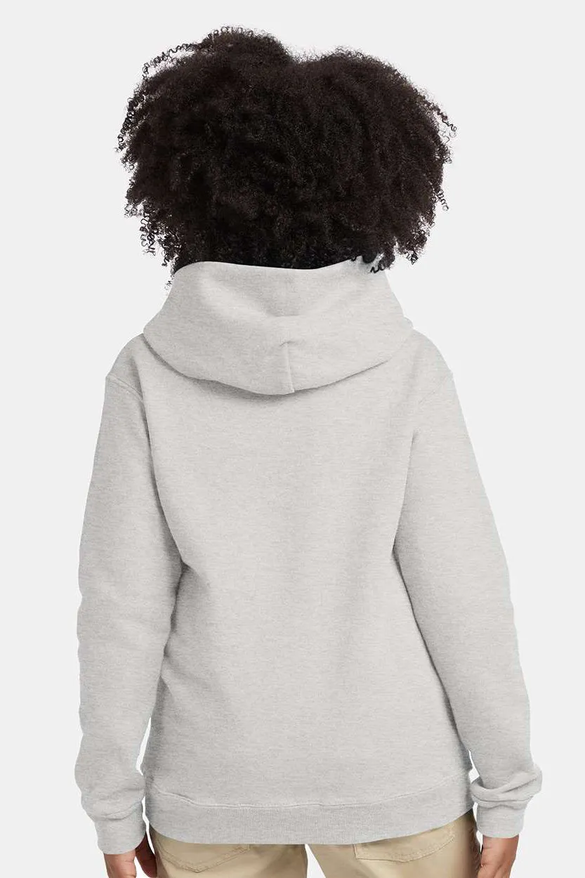 Hanes Youth EcoSmart Print Pro XP Sweat à capuche résistant aux pilules avec poche kangourou - Gris cendre