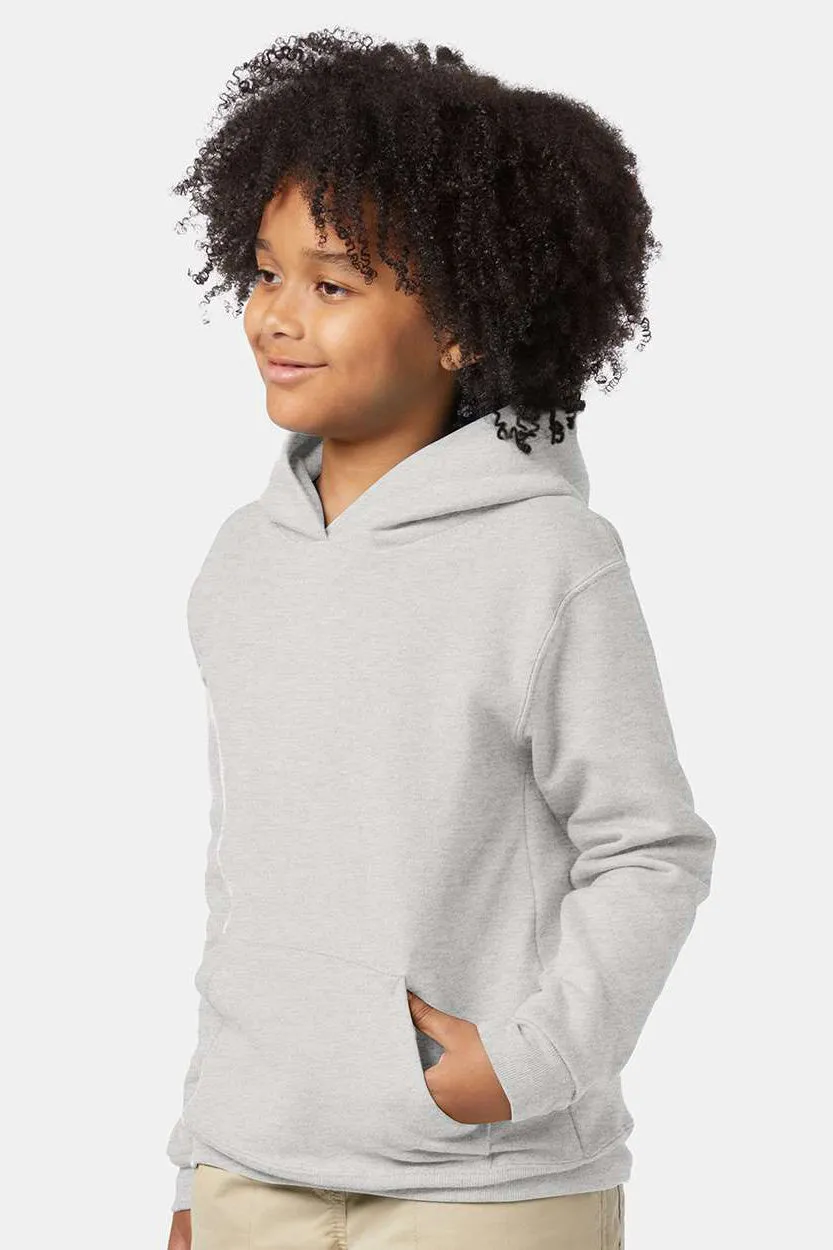 Hanes Youth EcoSmart Print Pro XP Sweat à capuche résistant aux pilules avec poche kangourou - Gris cendre