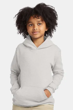 Hanes Youth EcoSmart Print Pro XP Sweat à capuche résistant aux pilules avec poche kangourou - Gris cendre