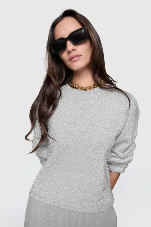 Pull Henley en Lurex