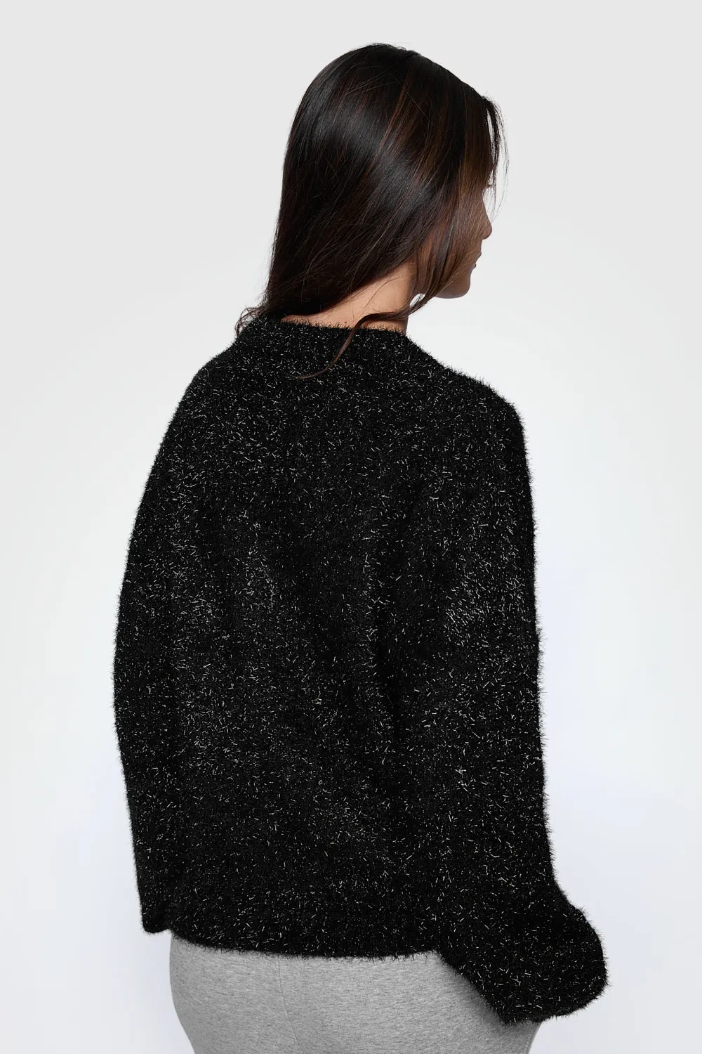 Pull Henley en Lurex