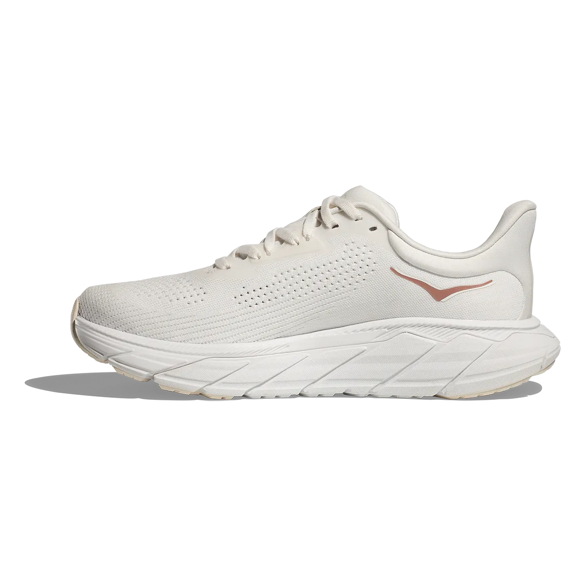 Hoka Arahi 7 - Blanc de Blanc - Or Rose