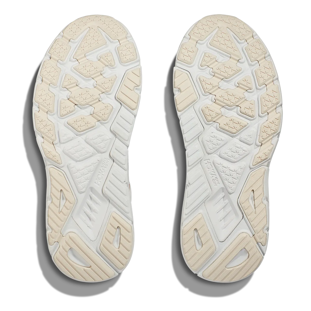 Hoka Arahi 7 - Blanc de Blanc - Or Rose