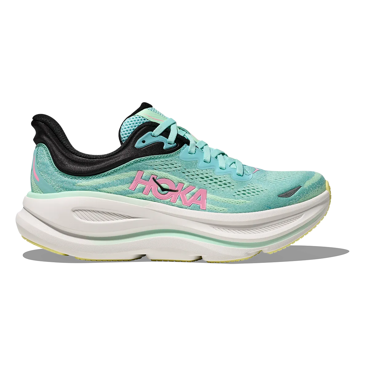 Hoka Bondi 9 Bleu Étincelle - Fluorite Menthe