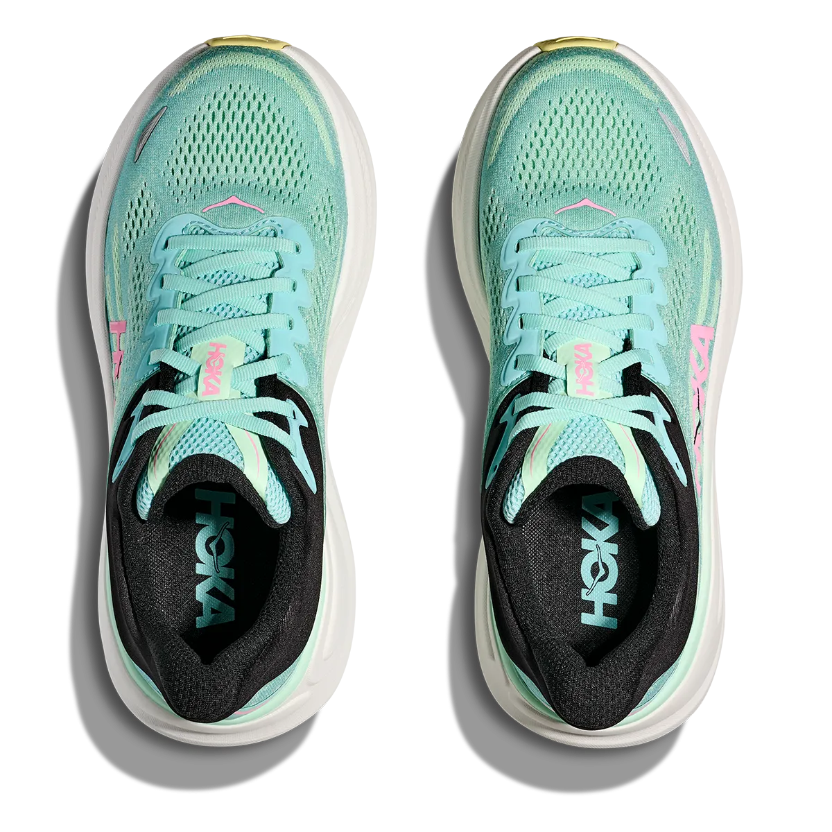 Hoka Bondi 9 Bleu Étincelle - Fluorite Menthe