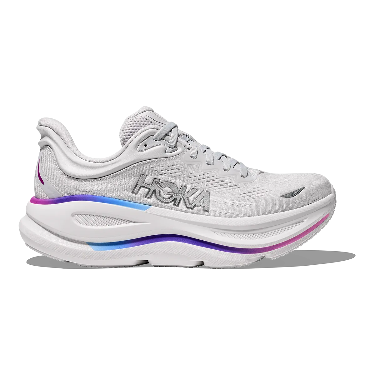 Hoka Bondi 9 Gris Cosmique - Blanc
