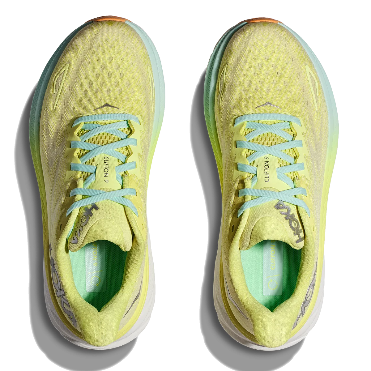 Hoka Clifton 9 - Éclat d'agrume - Océan ensoleillé