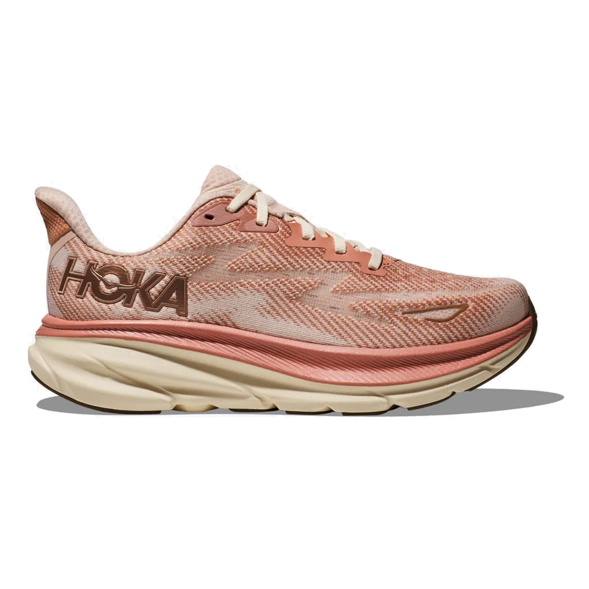 Hoka Clifton 9 - Grès - Crème