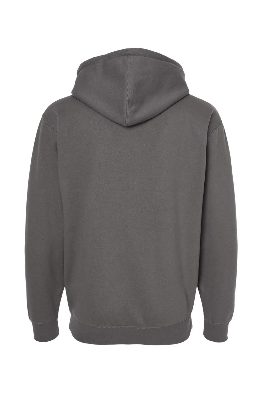 Veste à capuche indépendante pour hommes avec fermeture éclair et poches - Gris anthracite