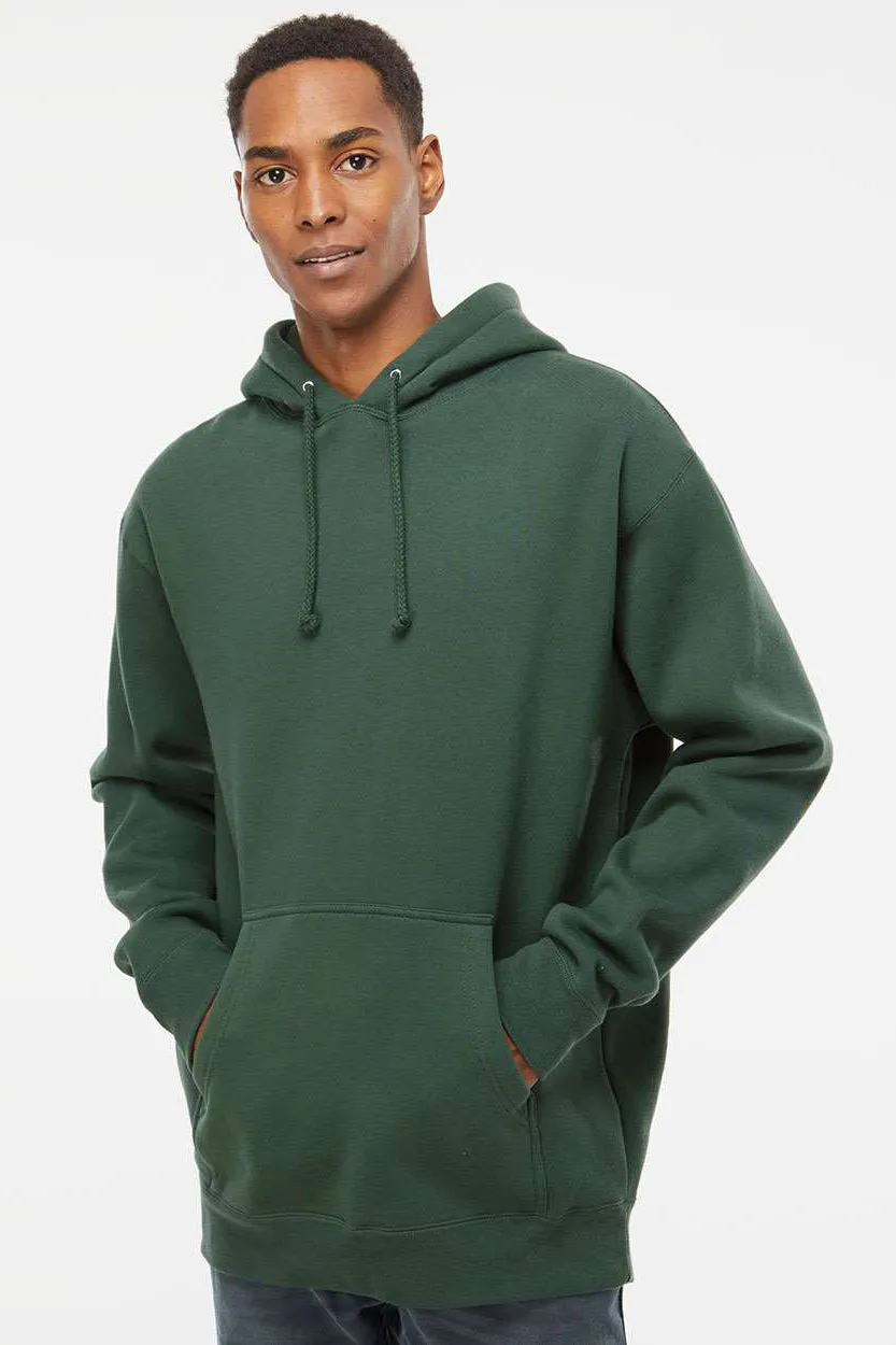 Veste à capuche indépendante pour hommes avec poche kangourou - Vert alpin