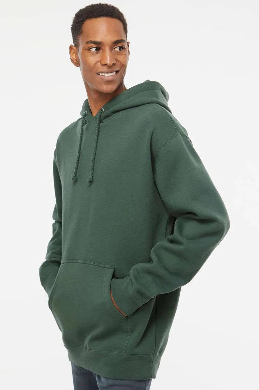 Veste à capuche indépendante pour hommes avec poche kangourou - Vert alpin