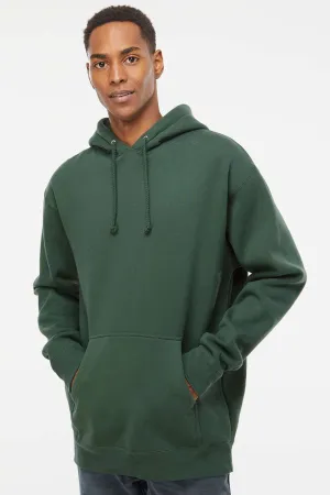 Veste à capuche indépendante pour hommes avec poche kangourou - Vert alpin