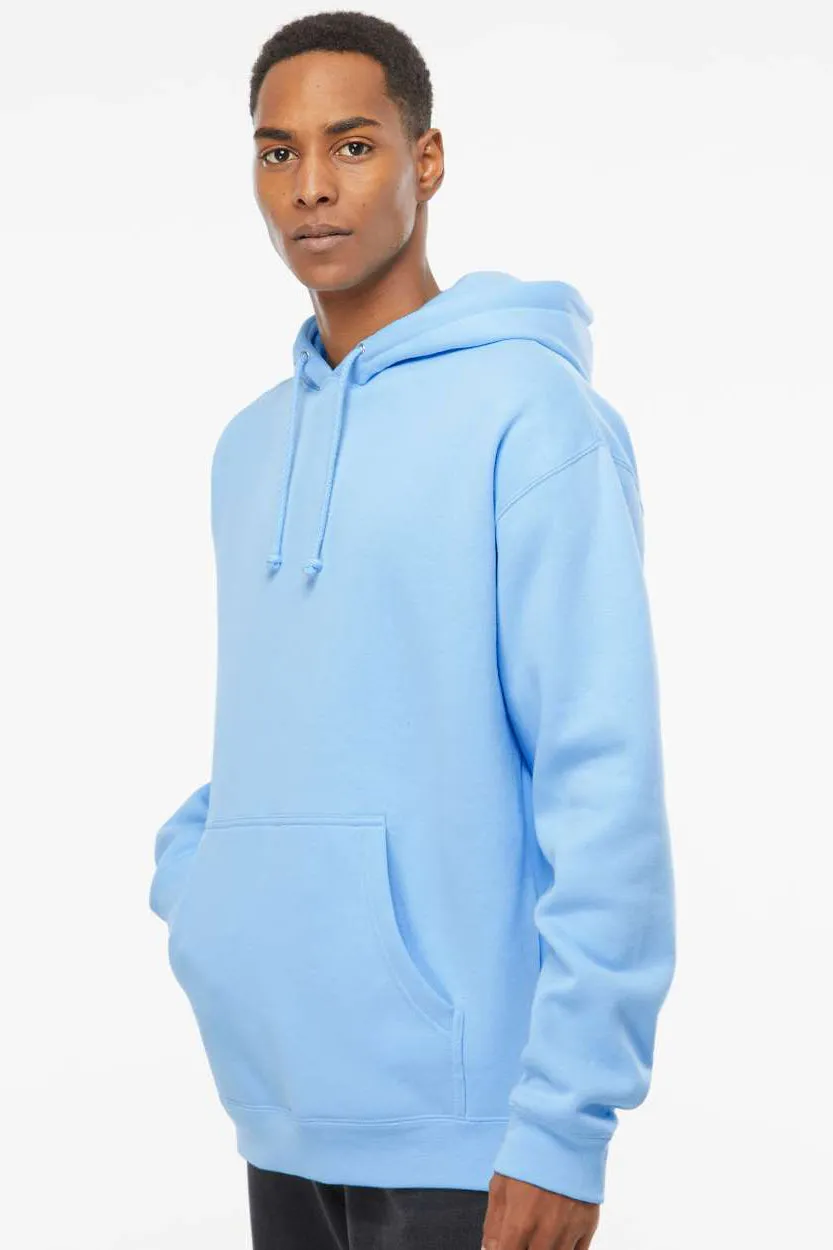 Veste à capuche indépendante pour hommes avec poche kangourou - Bleu aqua
