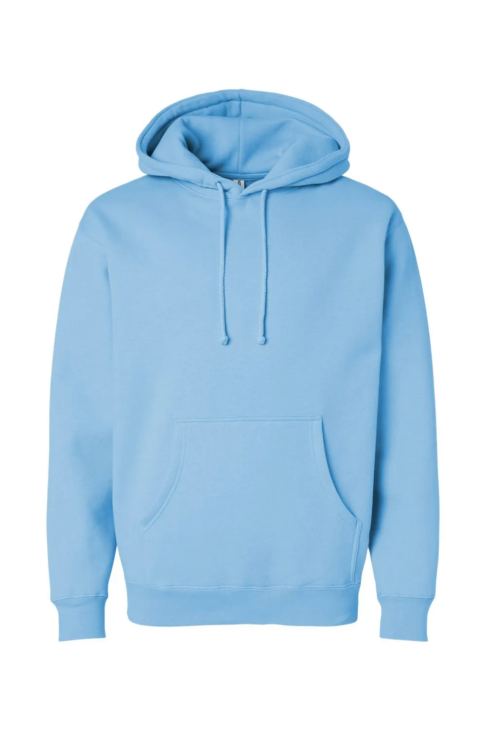 Veste à capuche indépendante pour hommes avec poche kangourou - Bleu aqua