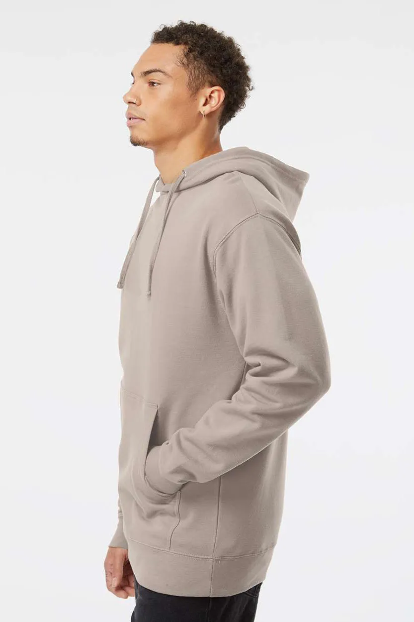 Veste à capuche indépendante pour hommes avec poche kangourou - Gris ciment