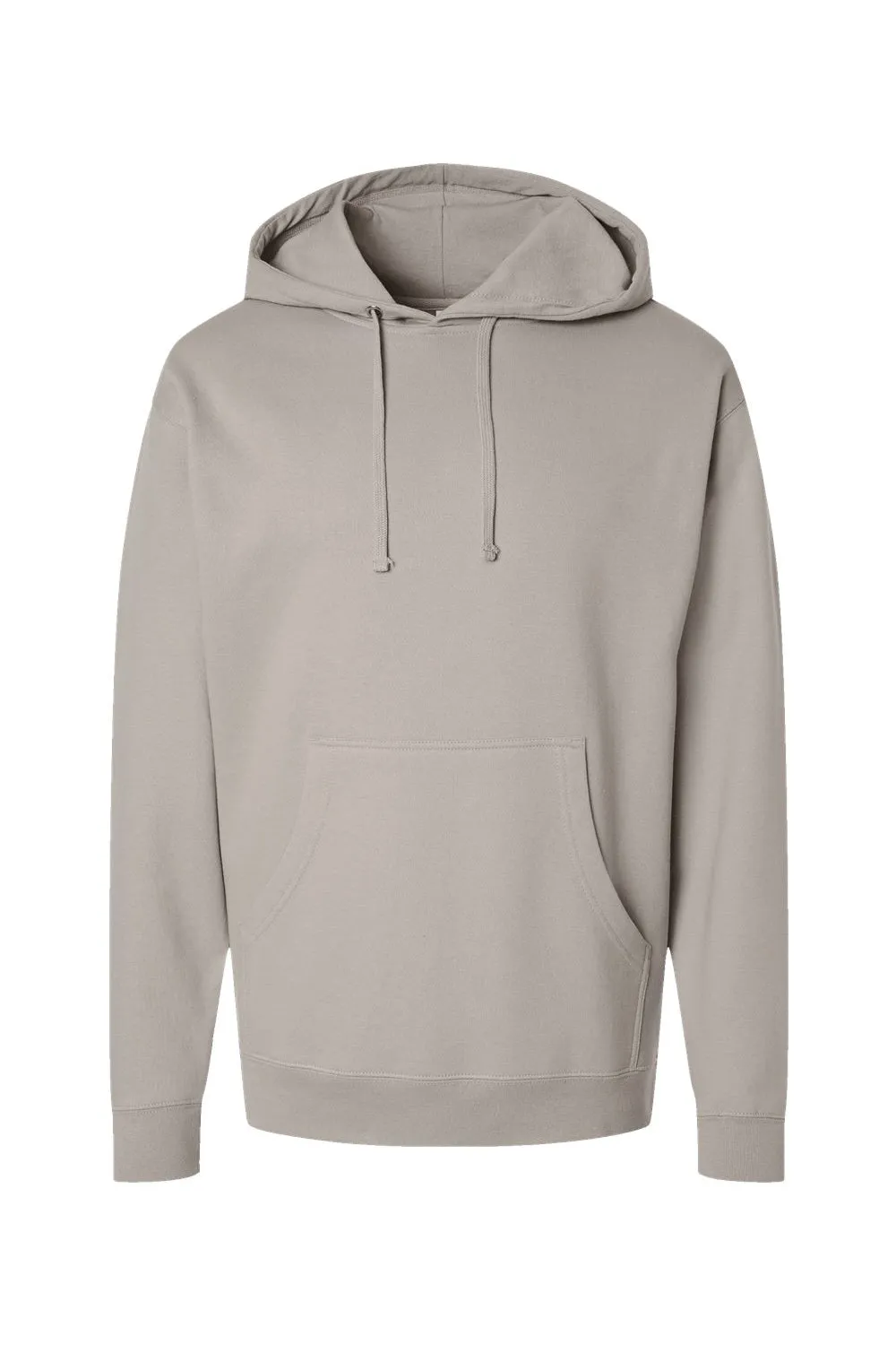 Veste à capuche indépendante pour hommes avec poche kangourou - Gris ciment