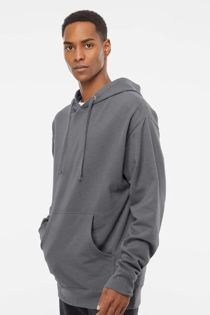 Veste à capuche indépendante pour hommes avec poche kangourou - Gris anthracite