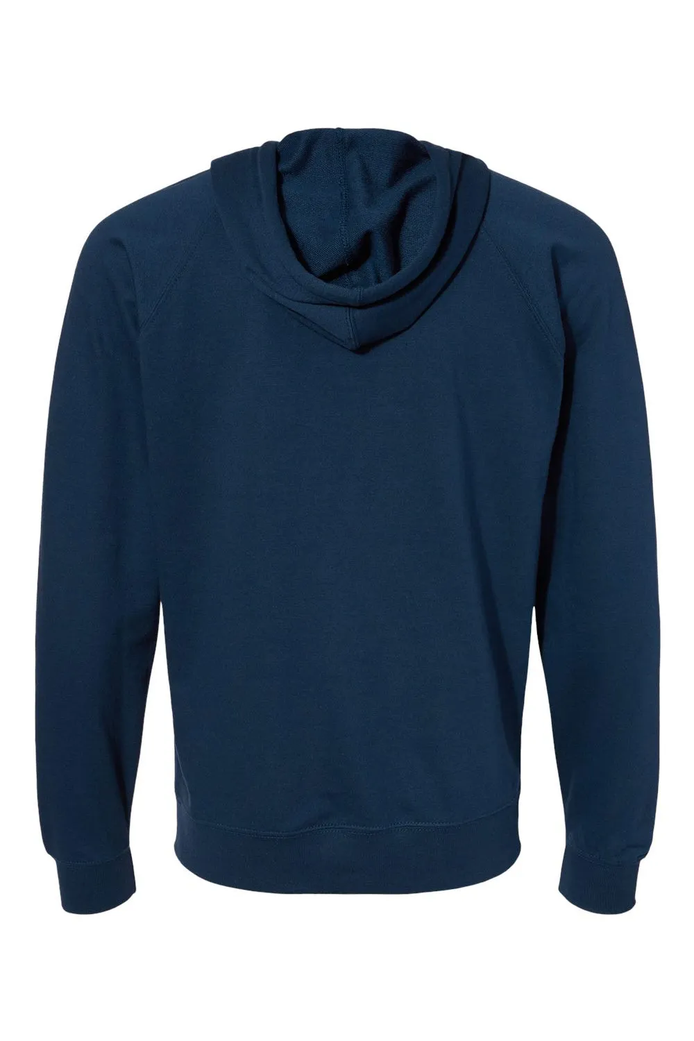 Veste à capuche indépendante pour hommes avec fermeture éclair complète et poches en boucle Terry - Bleu indigo