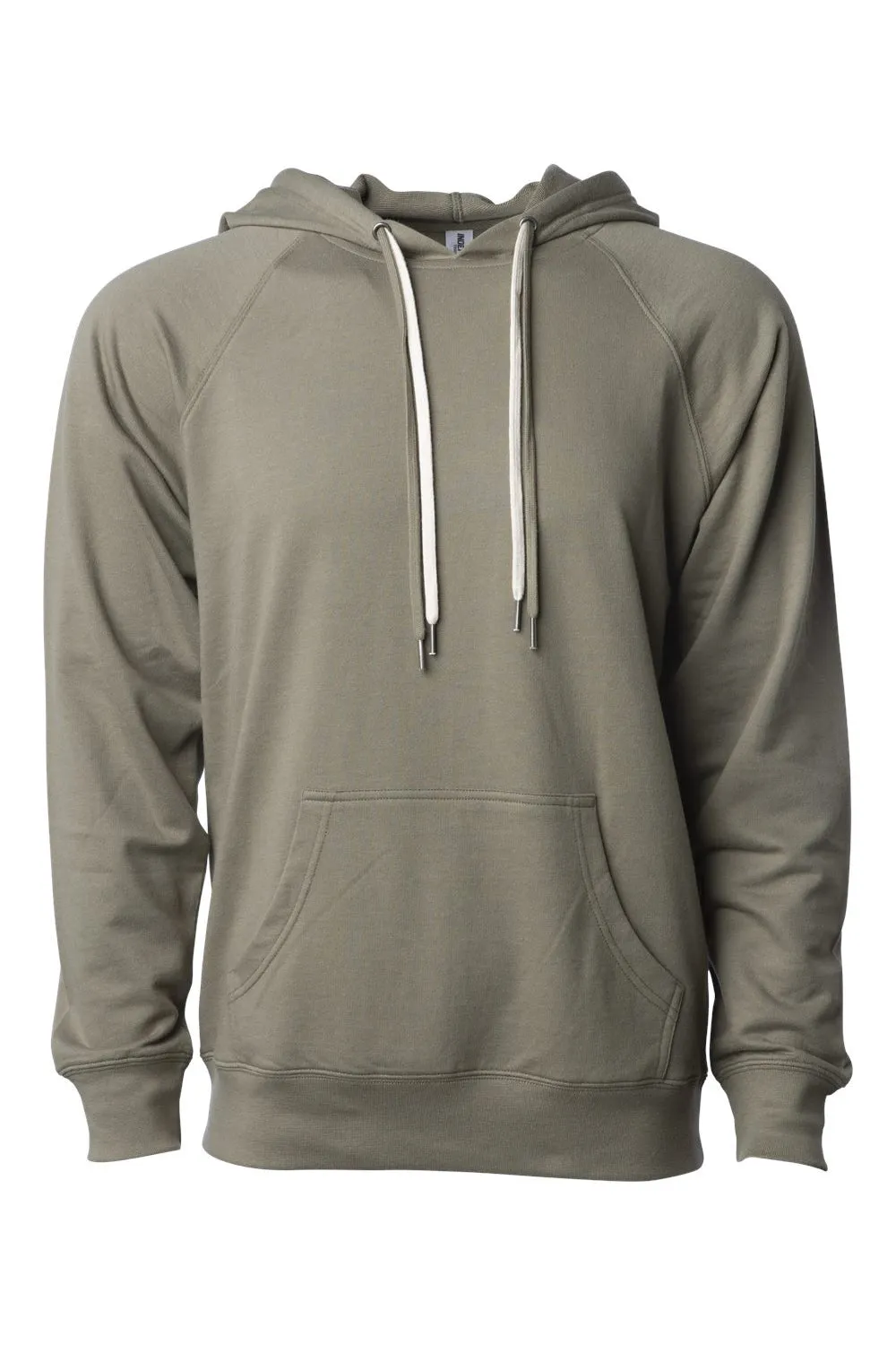 Veste à capuche indépendante pour hommes avec poche kangourou - Vert olive