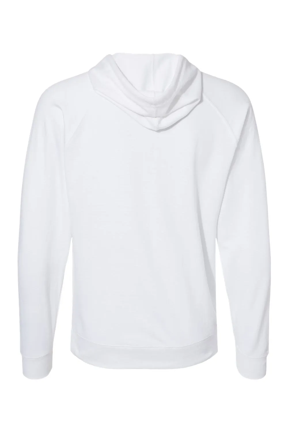 Veste à capuche indépendante pour hommes avec poche kangourou - Blanc