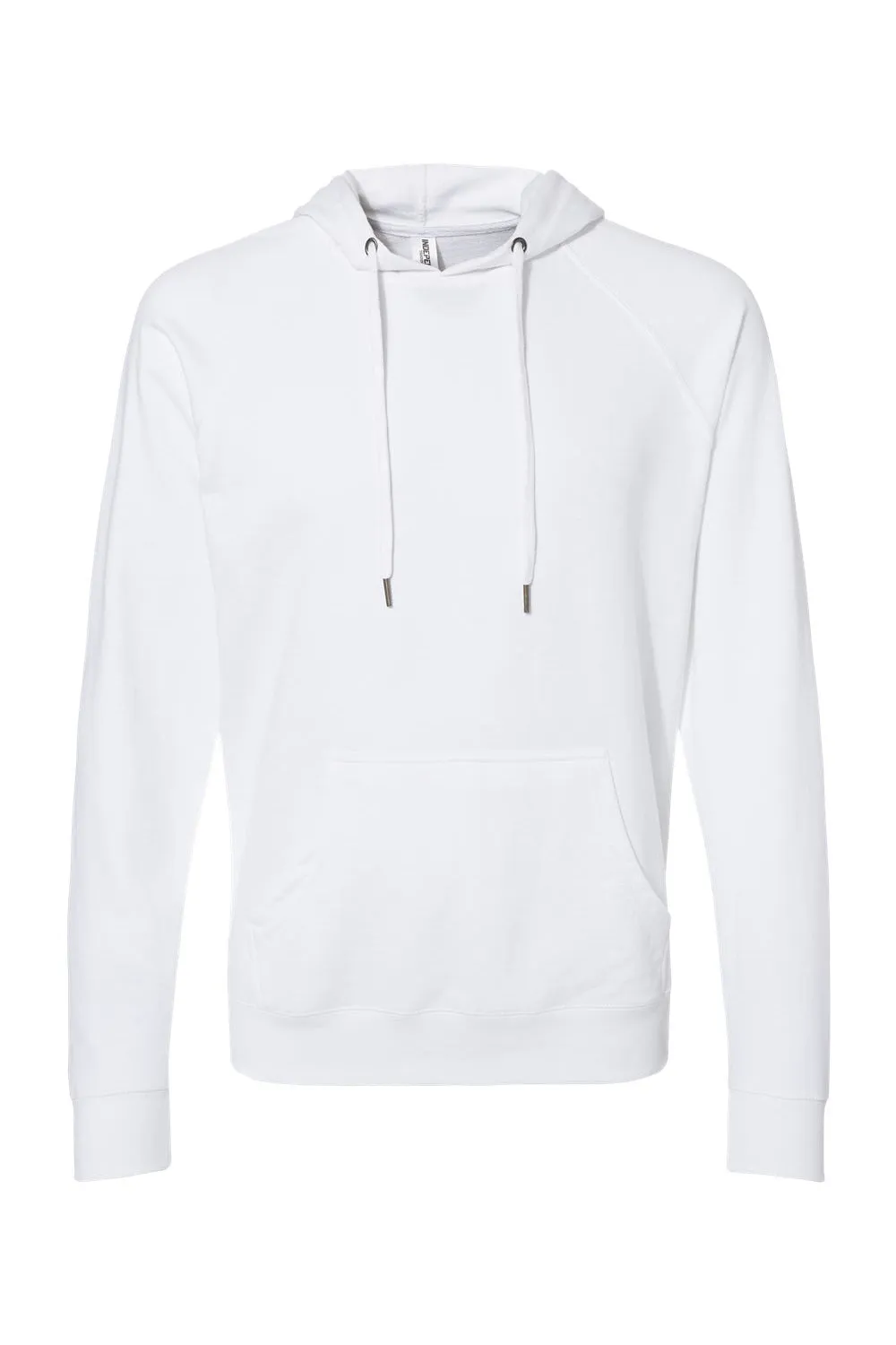 Veste à capuche indépendante pour hommes avec poche kangourou - Blanc