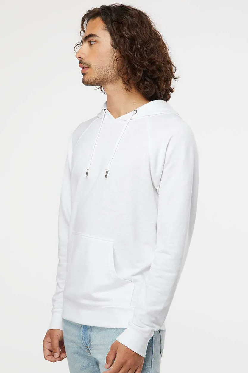 Veste à capuche indépendante pour hommes avec poche kangourou - Blanc