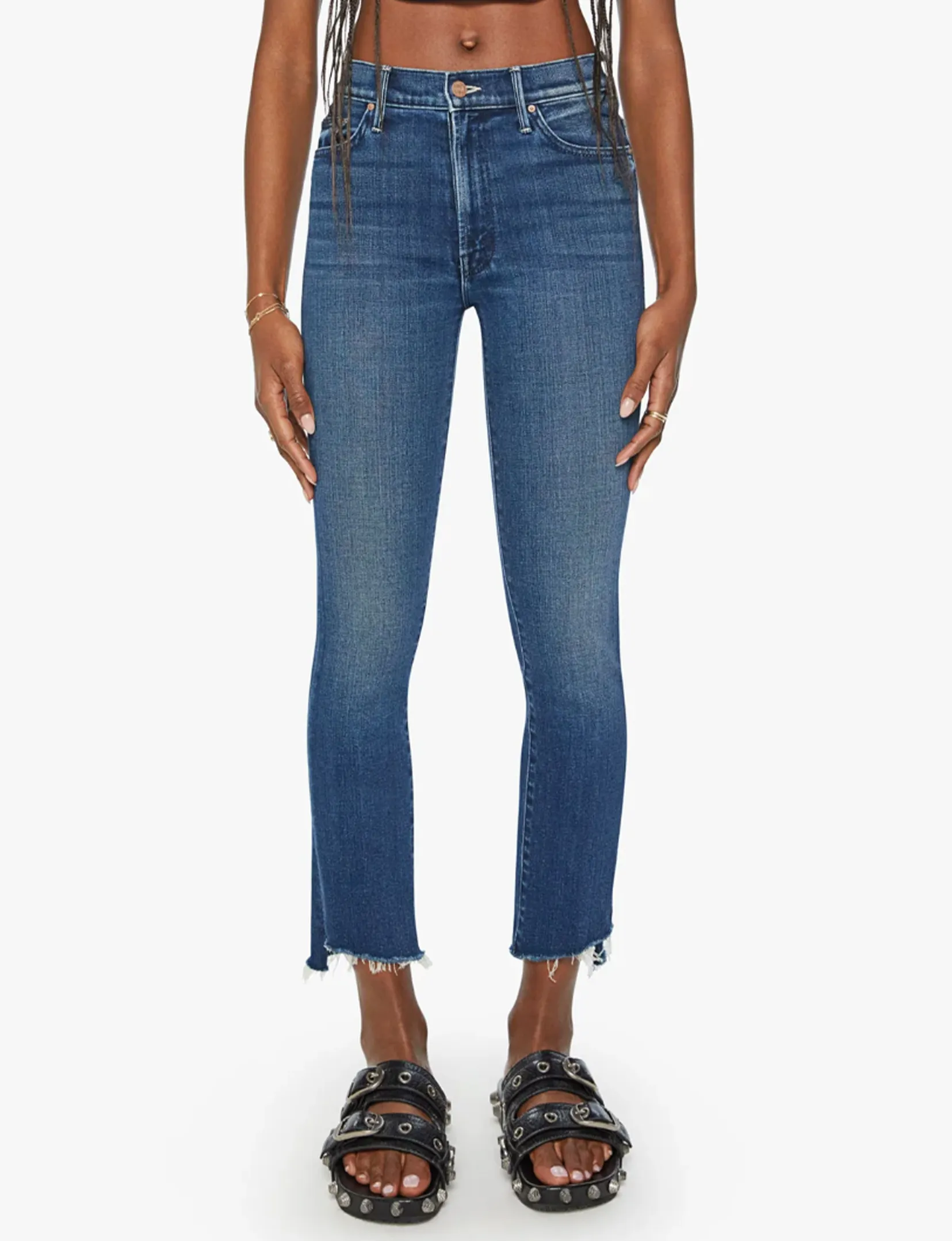 Insider Crop Step Fray High Rise, Sake To Me Vêtements_mother-denim