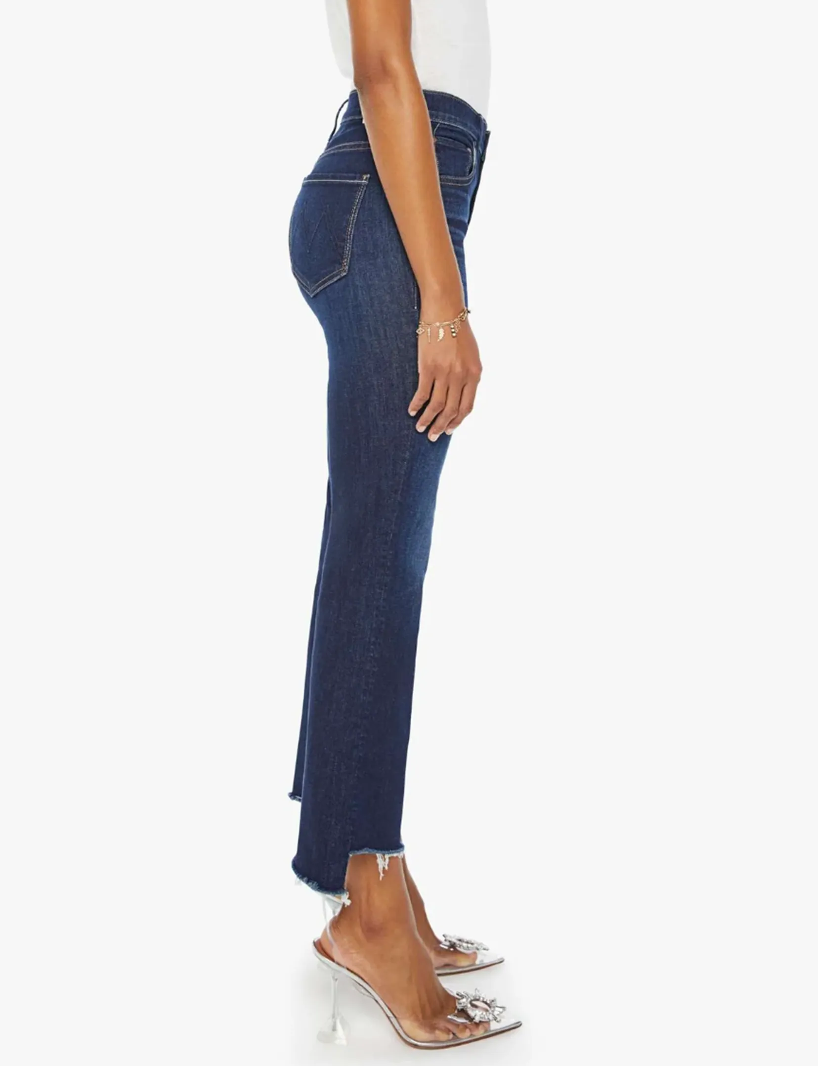 Insider Crop Step Fray, Vêtements Off Limits mother-denim