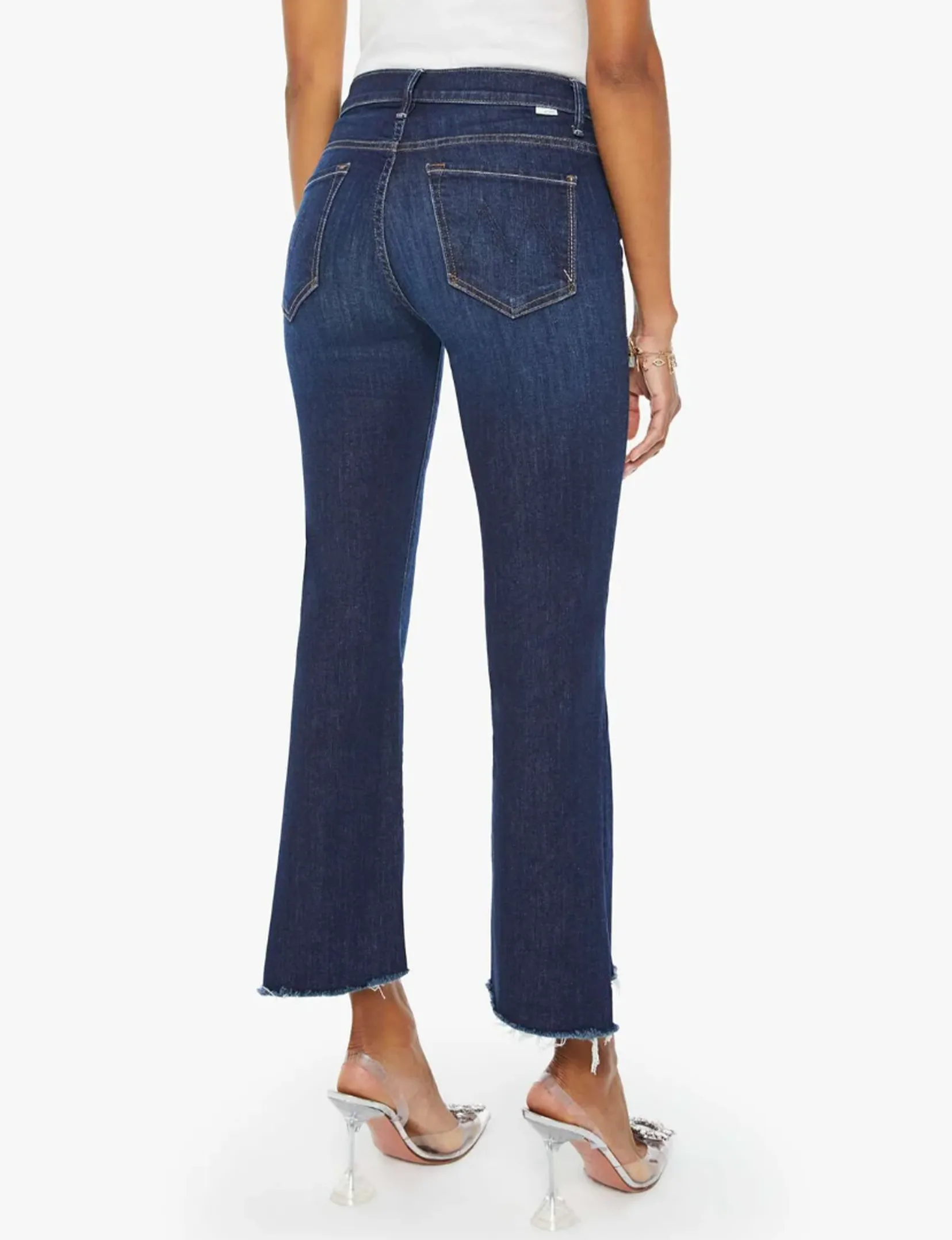 Insider Crop Step Fray, Vêtements Off Limits mother-denim