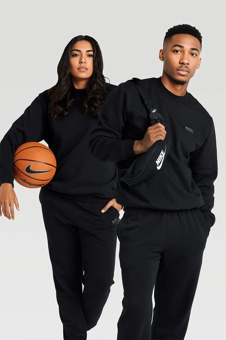 SWEATSHIRT UNISEX ALASKA NOIR CREW Vêtements_Hommes-Insport