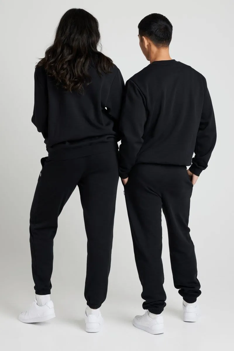 SWEATSHIRT UNISEX ALASKA NOIR CREW Vêtements_Hommes-Insport