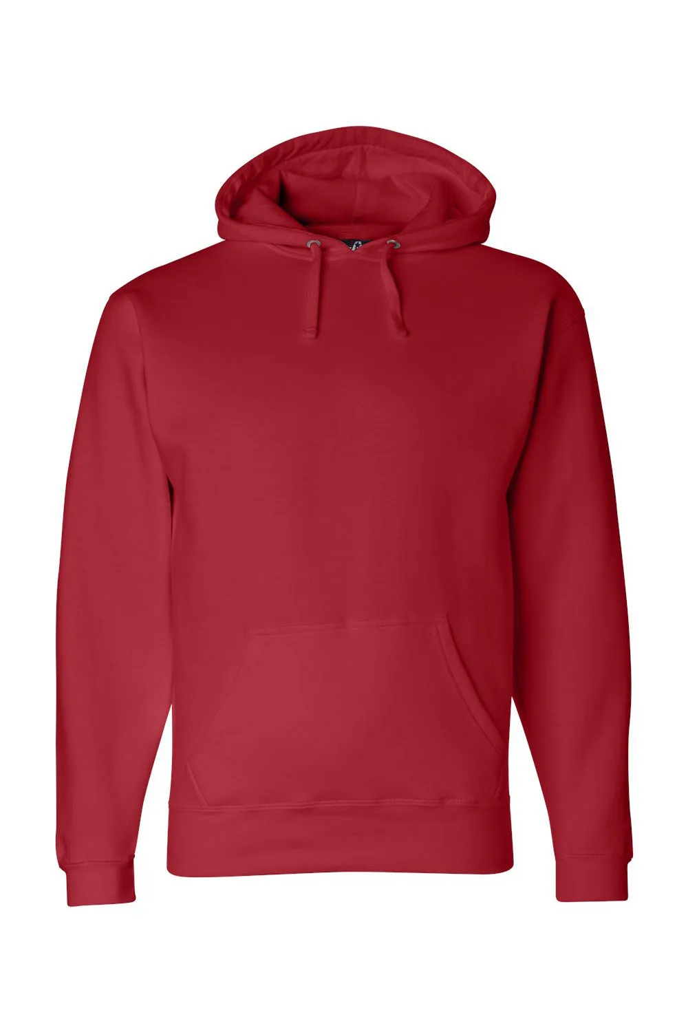 J America Sweat à capuche en polaire premium pour hommes avec poche kangourou - Rouge