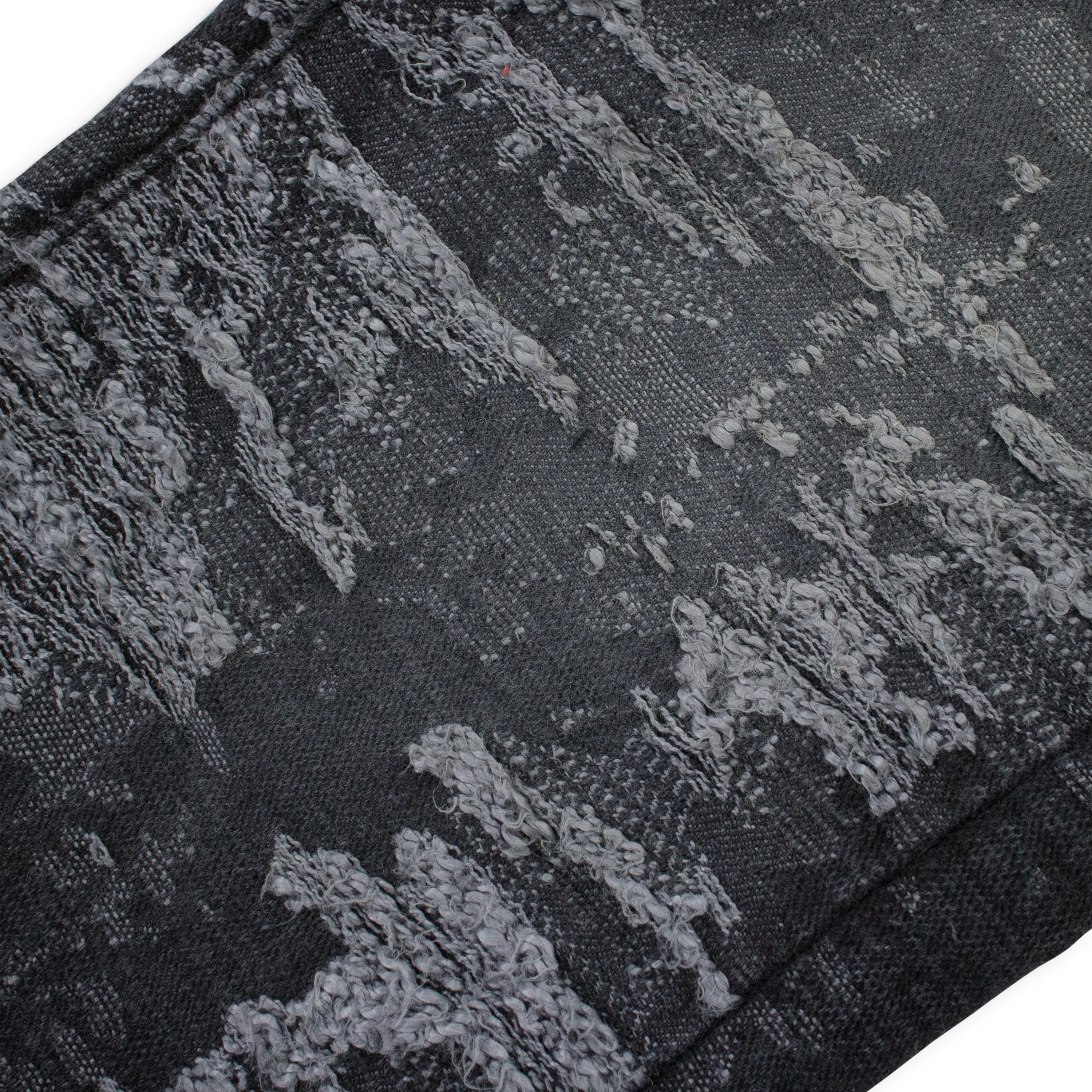 JEAN SKINNY NOIR JACQUARD DROIT ET FIN