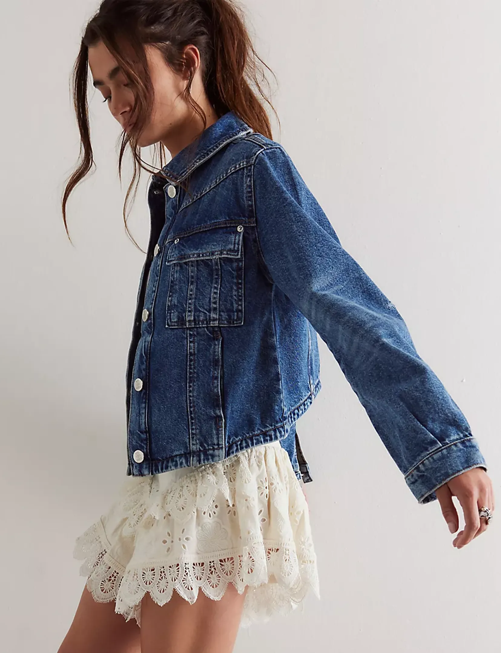 Veste en jean Jade, High Dive Vêtements_free-people