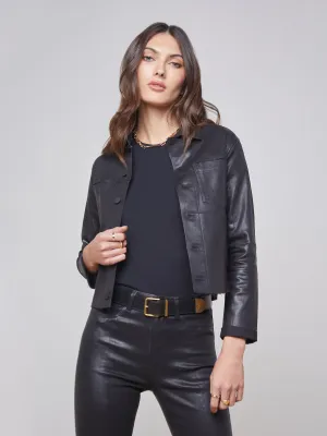 Veste en jean enduit Janelle