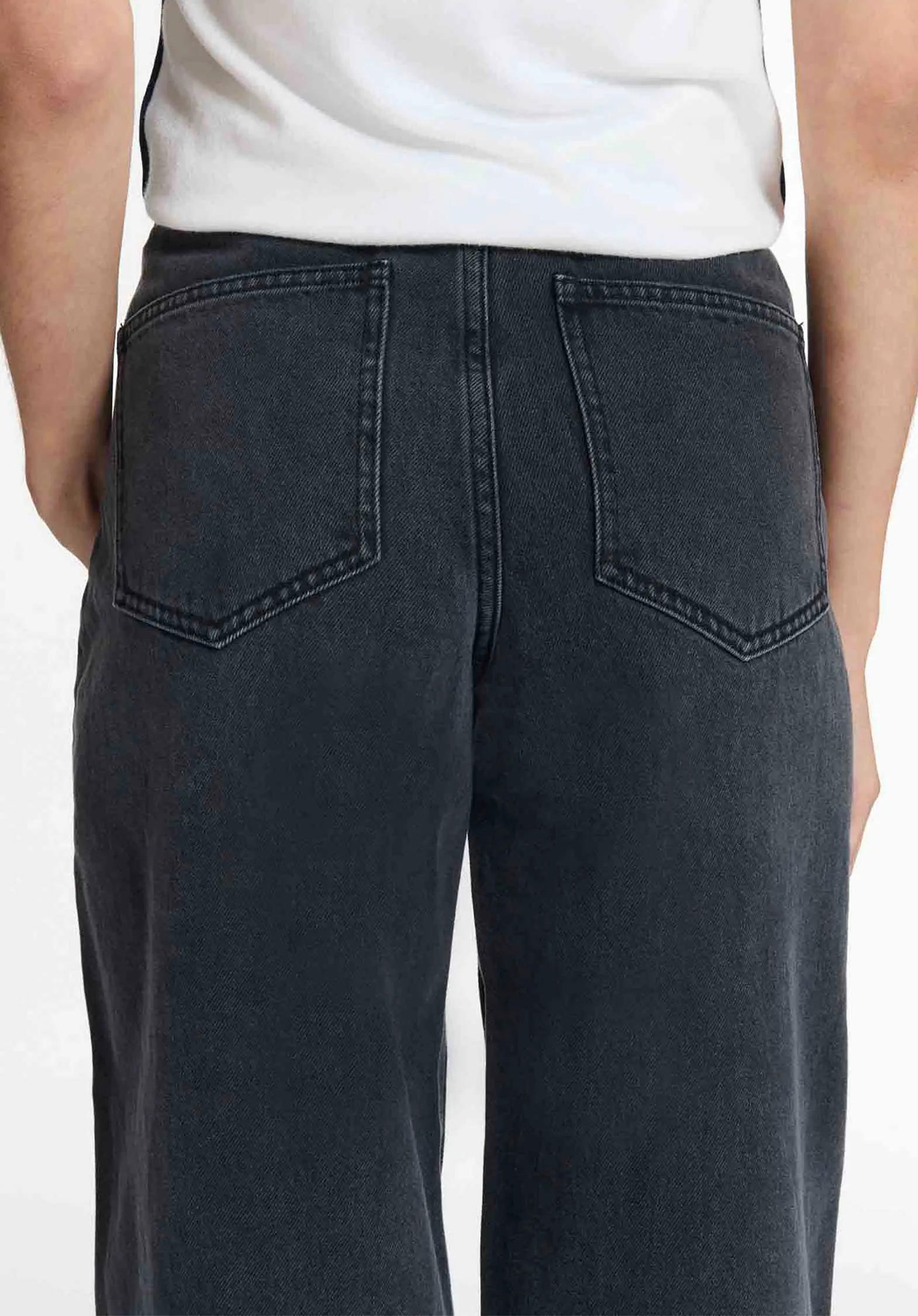 Jeans Jemma Denim Noir-Lavé Échantillon_Textile