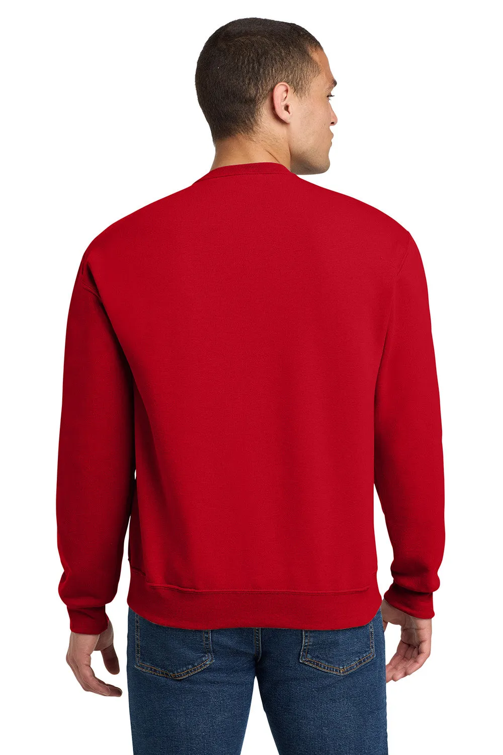 Jerzees Sweat-shirt à capuche en polaire NuBlend pour hommes - Rouge véritable