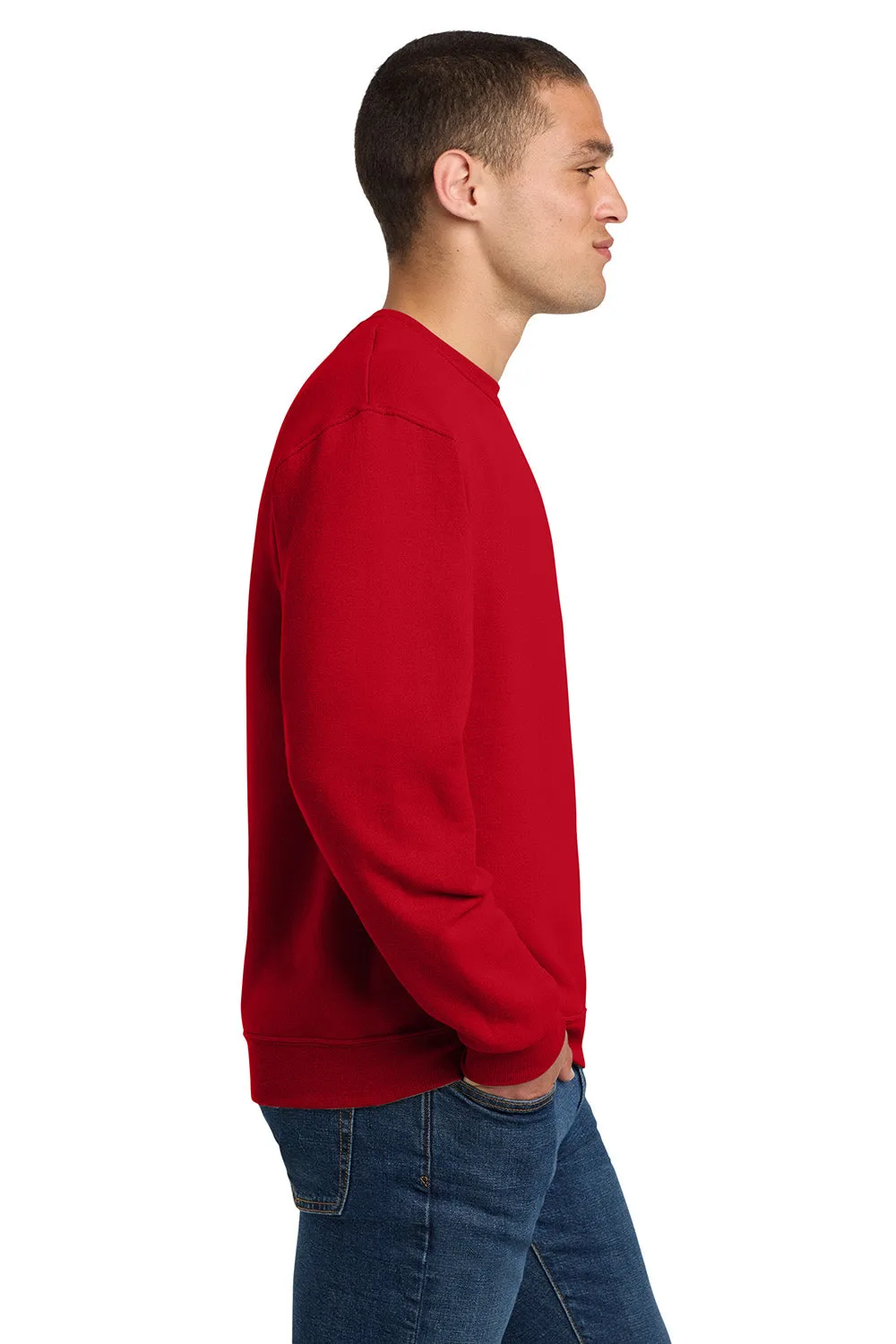 Jerzees Sweat-shirt à capuche en polaire NuBlend pour hommes - Rouge véritable