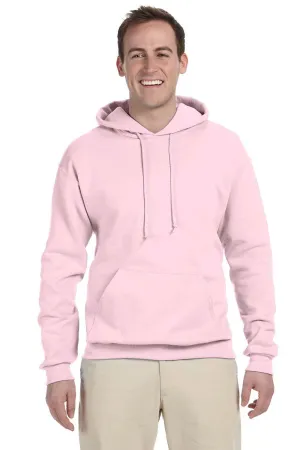 Jerzees pour Hommes Pull à Capuche en Polaire NuBlend Résistant aux Boules de Peluche avec Poche Kangourou - Rose Classique